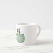 Mijn lieve kat Drink mijn thee en bad in de beker Espresso Kop (Voorkant rechts)