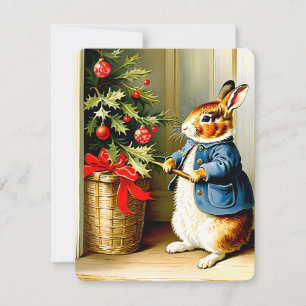 Mijn lieve kerstbunny feestdagenkaart
