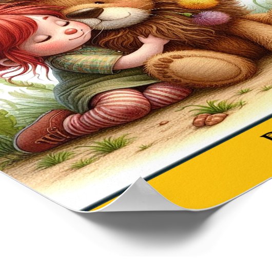 Mijn lieve Paardenbloem Poster (Hoek)