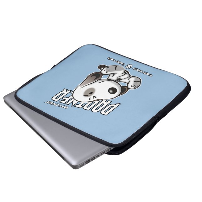 Mijn lieve partner | 15" laptop sleeve (Voorkant onderkant)