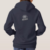 Mijn lieve partner | Dames Hoodie (Achterkant)