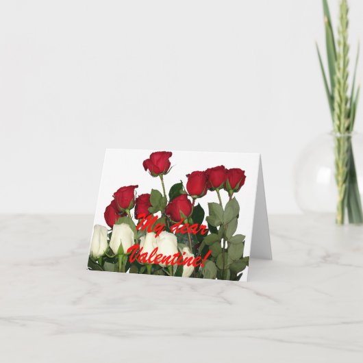 Mijn lieve Valentijn! Feestdagen Kaart (Voorkant)