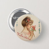 Mijn lieve Valentijnsknop Ronde Button 5,7 Cm (Voorkant /achterkant)