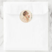 Mijn lieve Valentijnstickers Ronde Sticker (Tas)