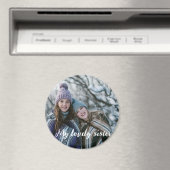 Mijn lieve zusje met foto op maat magneet (Insitu (Vaatwasser))