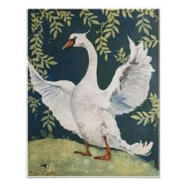 Mijn lieve zwaan foto afdruk