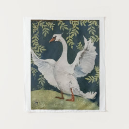 Mijn lieve zwaan wandkleed