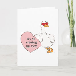 Mijn lievelingsdome domme gans kaart