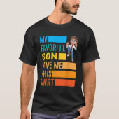Mijn lievelingszoon gaf me deze  retro t-shirt (Voorkant)