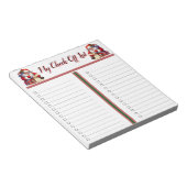 Mijn lijst voor het aftasten van feestdagen notitieblok (Schuin)