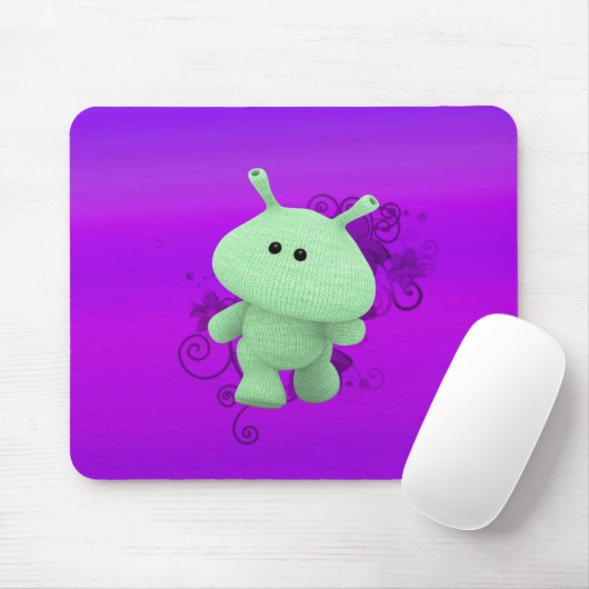 Mijn Lil Martian Plushie Mousepad Muismat (Met muis)