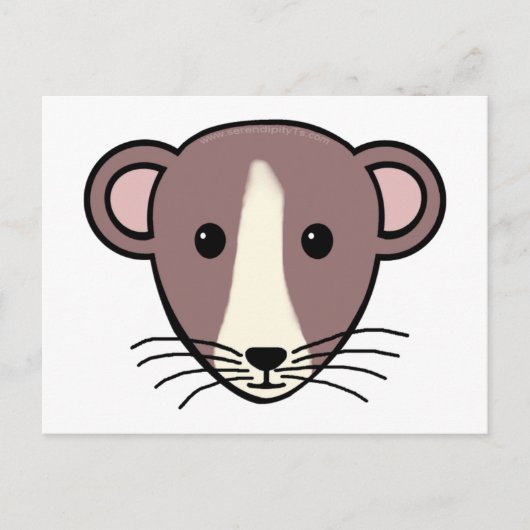 Mijn Lil Rattie Briefkaart (Voorkant)