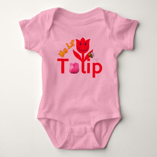 Mijn Lil' Tulip op sie 🌷 Barcelona Tulip Romper (Voorkant)