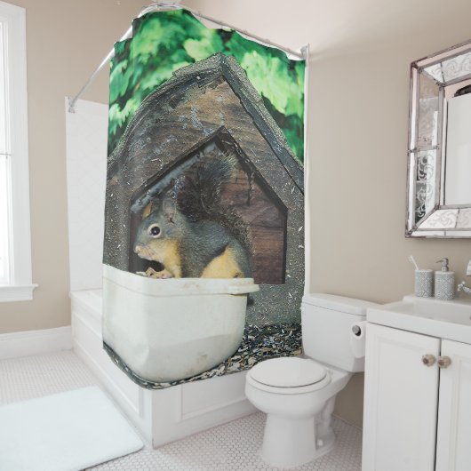 Mijn Lil' vriend..... Douchegordijn (In situ)