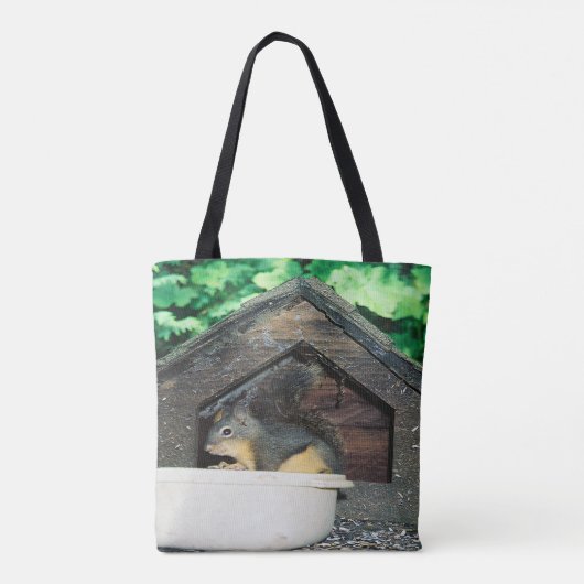 Mijn Lil' vriend..... Tote Bag (Achterkant)