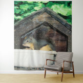 Mijn Lil' vriend..... Wandkleed (In situ)