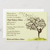 Mijn limbbar Mitzvah rekken Kaart (Voorkant / Achterkant)