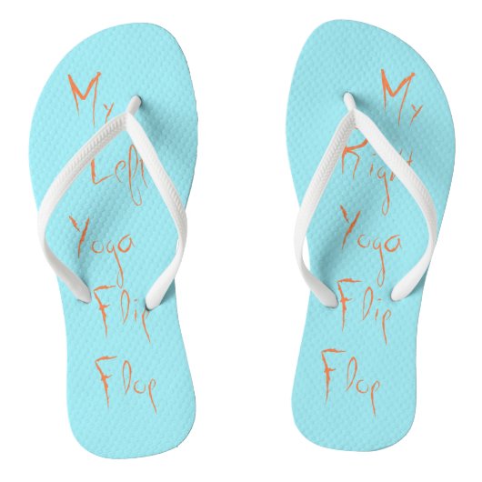 Mijn linker / rechter yoga flip flop (Voetbed)