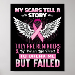 Mijn littekens vertellen een verhaal - Bewustzijn  Poster