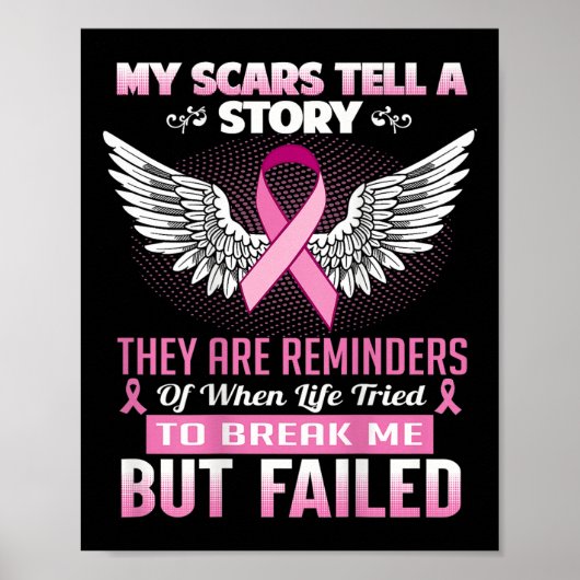 Mijn littekens vertellen een verhaal - Bewustzijn  Poster (Voorkant)