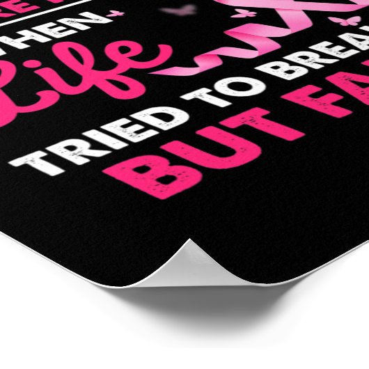 Mijn littekens vertellen een verhaal over hoe ik k poster (Hoek)