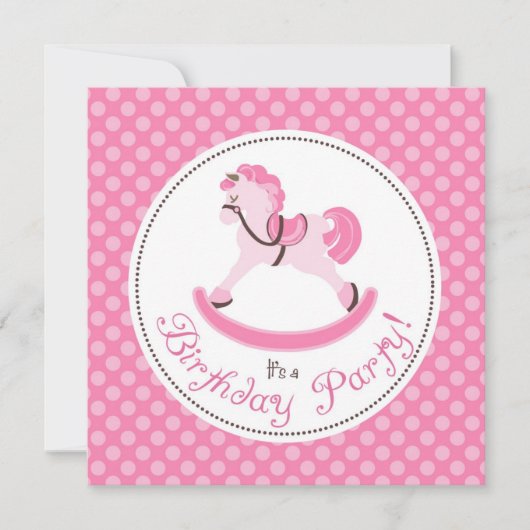 Mijn Little Pony Invitation Square 5 Kaart (Voorkant)