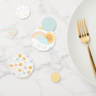 Mijn Little Sunshine Rainbows & Clouds Confetti