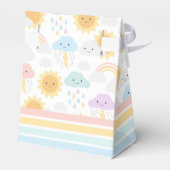 Mijn Little Sunshine Rainbows & Clouds Party Box Bedankdoosjes (Achterkant)