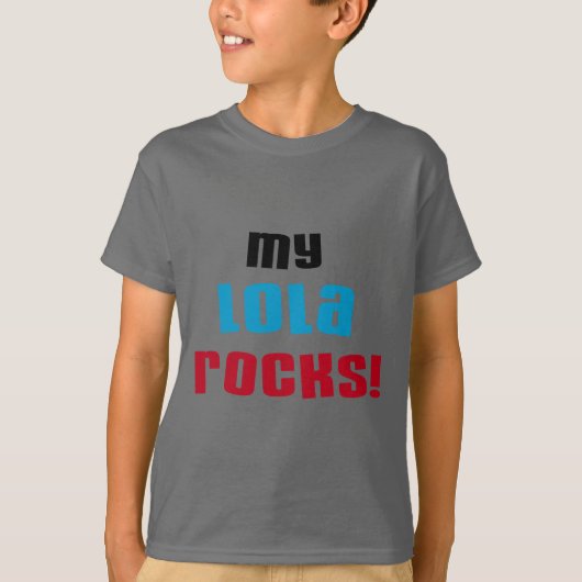 Mijn Lola Rocks T-shirts en geschenken (Voorkant)