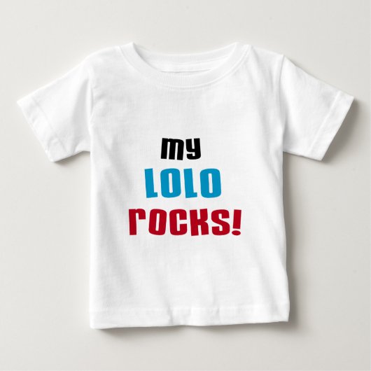 Mijn Lolo Rocks T-shirts en geschenken (Voorkant)