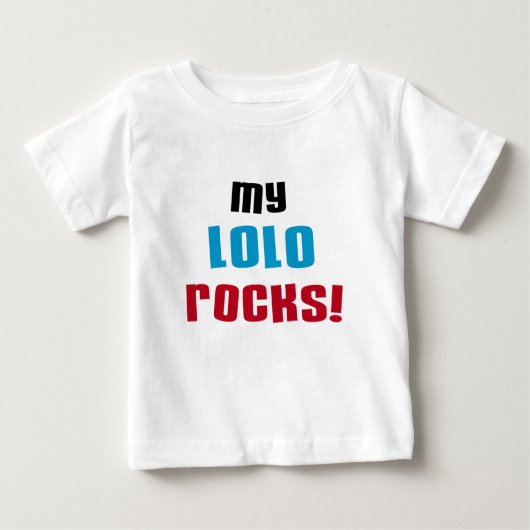 Mijn Lolo Rocks T-shirts en geschenken (Voorkant)