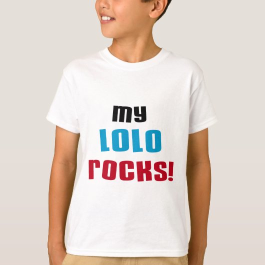 Mijn Lolo Rocks T-shirts en geschenken (Voorkant)