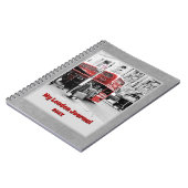 Mijn London Journal (aanpasbaar) Notitieboek (Linkerzijde)