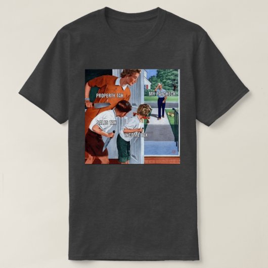 Mijn looncheque T-shirt (Design voorkant)