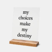 Mijn lot acryl teken acryl bord (Hoek)