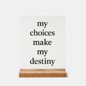 Mijn lot acryl teken bord (Voorkant)