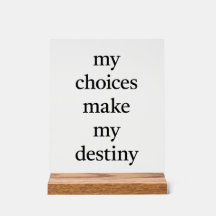 Mijn lot acryl teken