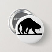 Mijn Lucky Black Cat Ronde Button 5,7 Cm (Voorkant /achterkant)