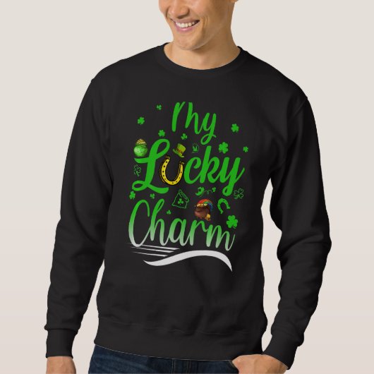 Mijn Lucky Charm St Patrick's Day Irish Trui (Voorkant)