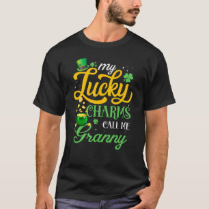 Mijn Lucky Charms noemen me Granny Happy St Patric T-shirt