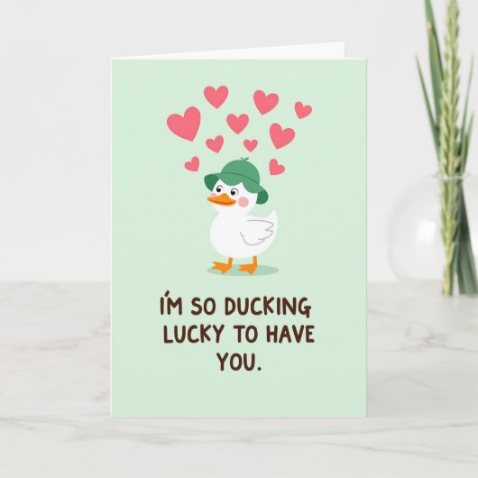 Mijn Lucky Duck Kaart (Voorkant)