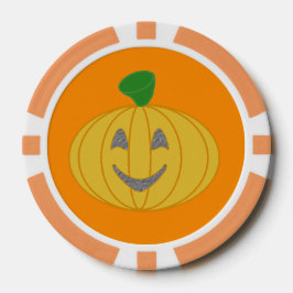 Mijn Lucky Oranje Pompoen Halloween Party Poker Ch Chips