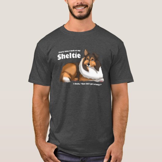 Mijn Lucky Sheltie T-shirt (Voorkant)