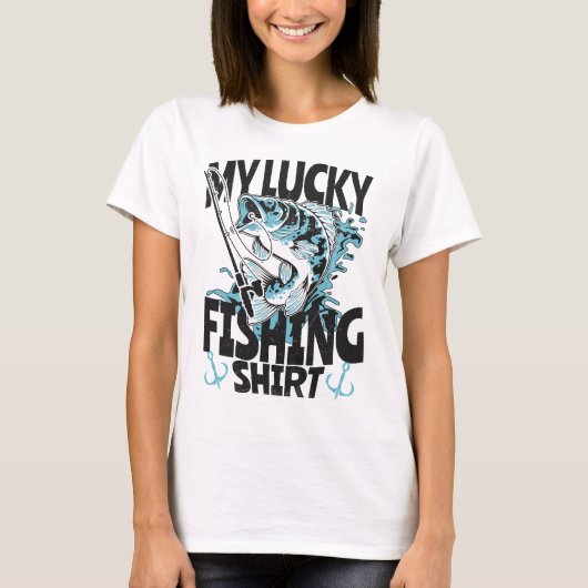 Mijn Lucky Vissen Shirt Fun Gevist (Voorkant)