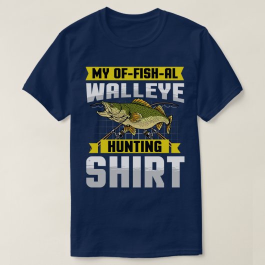 Mijn Lucky Walleye Vist T-shirt (Design voorkant)