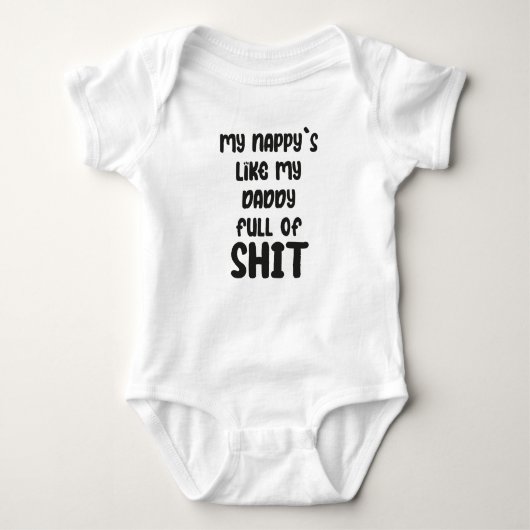 Mijn lui is zoals mijn papa, grappige Baby Vest Romper (Voorkant)