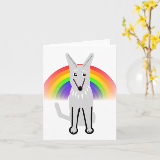 Mijn maan hond, kaart (Gele Bloem)