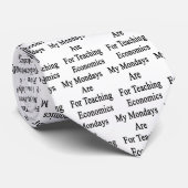 Mijn maanden zijn voor de leereconomie stropdas (Opgerold)