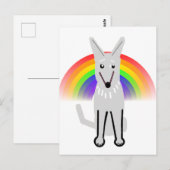 Mijn MaanHond en Regenboog,  Briefkaart (Voorkant / Achterkant)