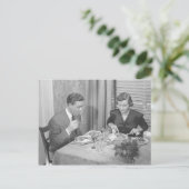 Mijn, maar ik hou wel van je koken! briefkaart (Staand voorkant)